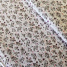 Textil - Fialové ihličky na bielej - 13125112_