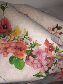 Úžitkový textil - obrus Kvety - 13129718_