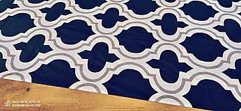 Textil - Bavlnená látka - Maroko na granatovom- Šírka 220 cm- cena za 10 cm - 13130267_
