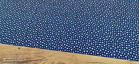 Textil - Bavlnená látka hviezdičky (Granatova) - 13130114_