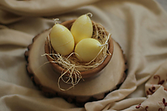  Veľkonočné vajíčko - sviečka (žlté)