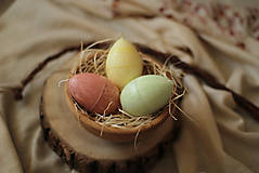 Dekorácie - Veľkonočné vajíčko - sviečka (žlté) - 13130003_