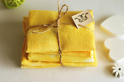 Textil - Textilná sada_žltá_10c - 13128652_