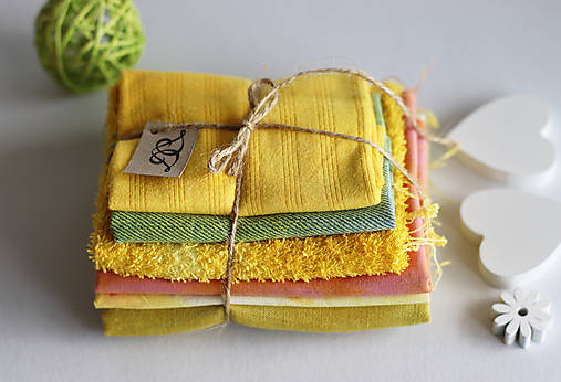 Textil - Textilná sada_žltá_11c - 13128661_