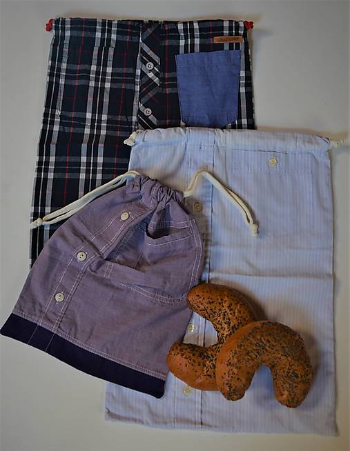 Úžitkový textil - Zero waste Košelák - 13130089_