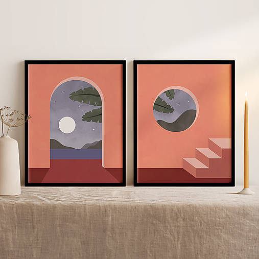 Grafika - Set printov s magickou ilustráciou - 13128572_