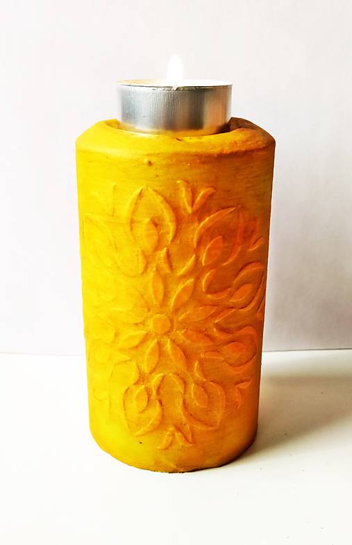 Svietidlá - Svietnik na čajovú sviečku - 13140114_