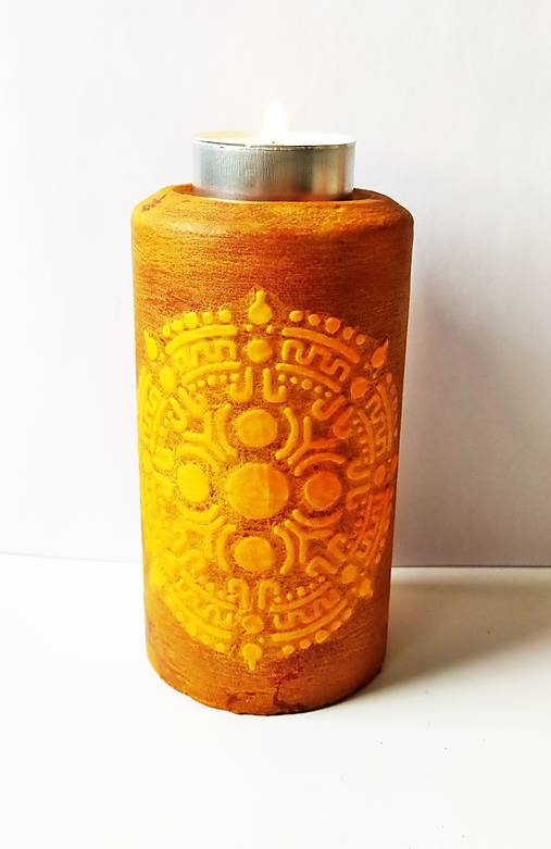 Svietidlá - Svietnik na čajovú sviečku - 13140118_