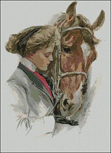 Návody a literatúra - M091 Žena s koňom - 13141601_