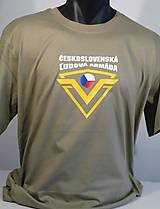 Topy, tričká, tielka - Tričko "Československá ľudová armáda" - 13139844_