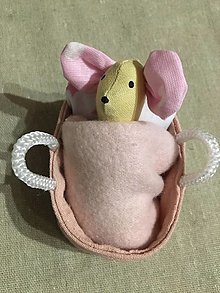 Hračky - " mojžišov košík " pre myšie bábätko / cestovná taška / - 13145896_