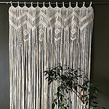Úžitkový textil - Macrame záclona Katka - 13145534_
