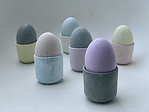 Nádoby - Betónové stojany na vajíčka PasŤ - 13144246_