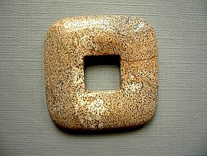 Minerály - Donut 3,5 cm - jaspis obrázkový, č.31f - 13145650_