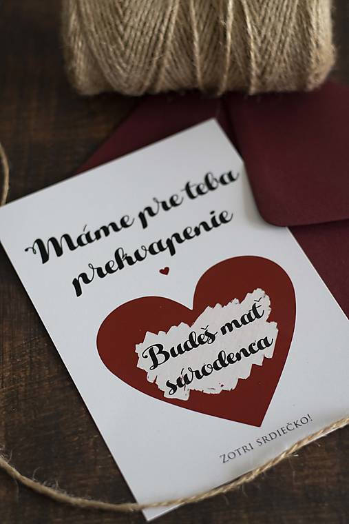 Papiernictvo - Stierací žreb - SÚRODENEC ❤ - 13149943_