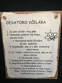 Tabuľky - DESATORO VČELÁRA - 13151329_