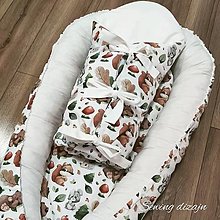 Detský textil - Detské hniezdo a zavinovačka - 13150760_