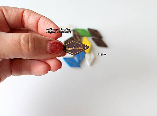 Drevená nášivka 2,5cm