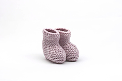 Detské topánky - Bledoružové papučky MERINO - 13154639_