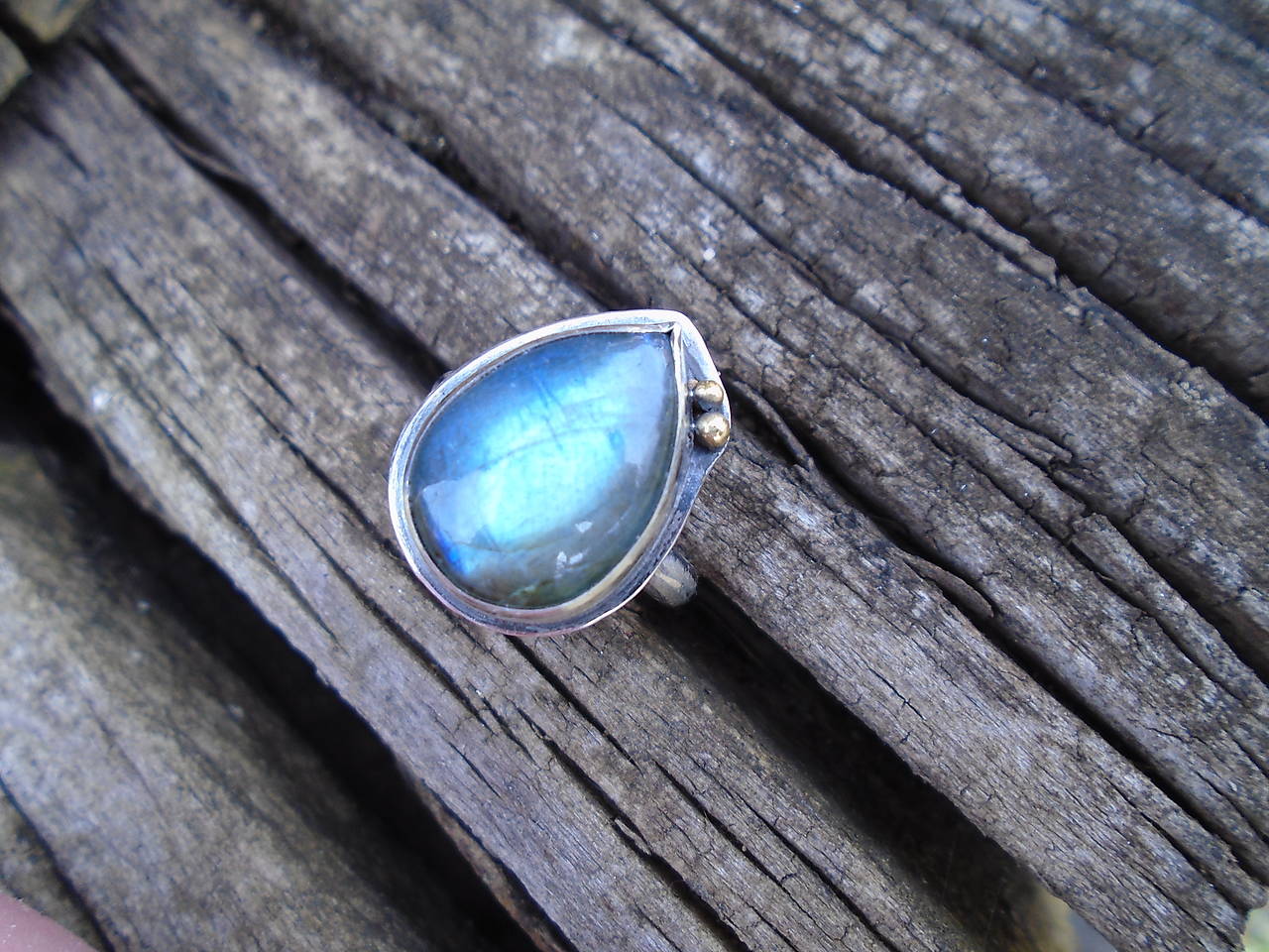 Strieborny prsteň Ag 925 Labradorit