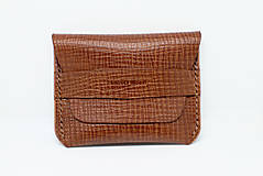 Peňaženky - kožené puzdro "flap" - 13156003_