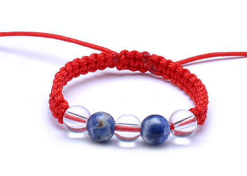 Detské doplnky - PRE BÁBÄTKO KABBALAH NÁRAMOK SODALIT KRIŠTÁĽ - 13157657_