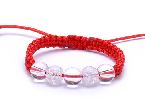 Detské doplnky - PRE BÁBÄTKO KABBALAH NÁRAMOK KRIŠTÁĽ - 13157664_