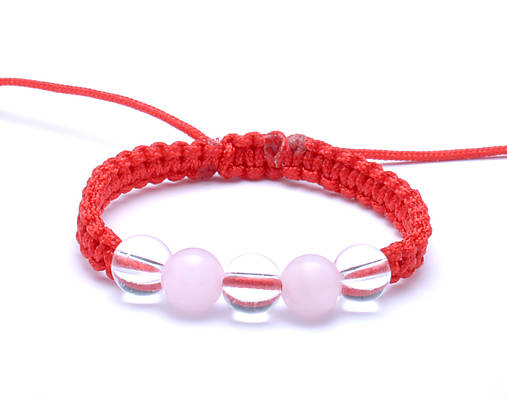 Detské doplnky - PRE BÁBÄTKO KABBALAH NÁRAMOK RUŽENÍN KRIŠTÁĽ - 13157670_