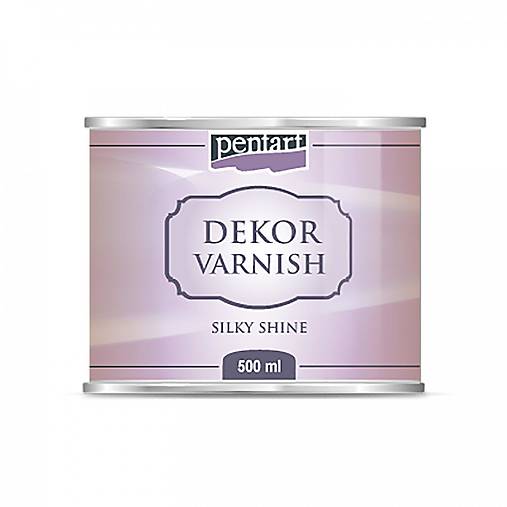 Dekor lak, záverečný lak k farbám Dekor paint soft (lesklý, 500 ml)