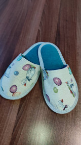 Ponožky, pančuchy, obuv - Papuče barefoot húsky - 13160198_
