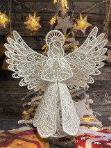 Dekorácie - Anjel (Biely anjel č.1) - 13161142_