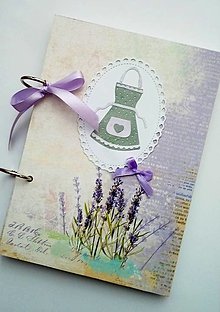 Papiernictvo - Receptár Lavender - 13156930_