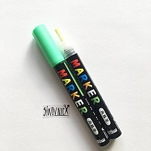 Nástroje - Akrylová fixka, M&G, 2mm (Neon Green S050) - 13164156_