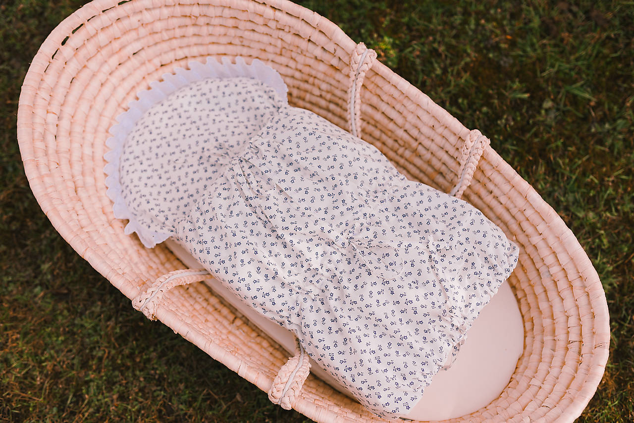 Zavinovačka "Alžbetka" bielomodrá