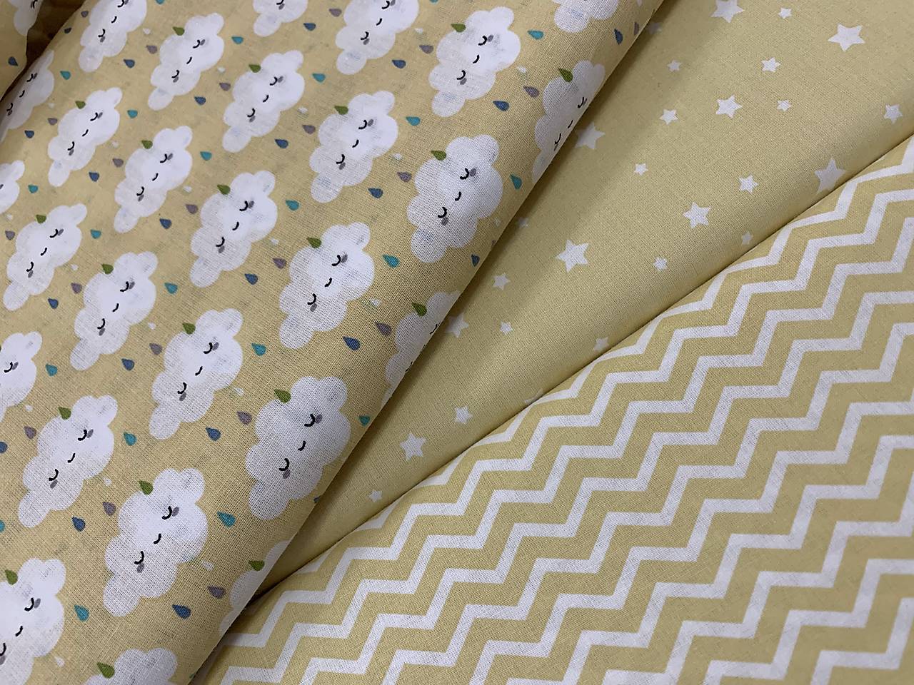 Bavlnene latky Francúzsko ❤️VANILKOVÁ 