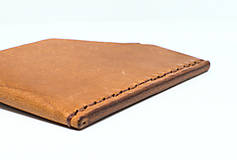 Peňaženky - handmade kompaktná peňaženka do vrecka (Hnedá) - 13165727_