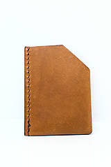Peňaženky - handmade kompaktná peňaženka do vrecka (Hnedá) - 13165732_