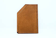 Peňaženky - handmade kompaktná peňaženka do vrecka (Hnedá) - 13165733_