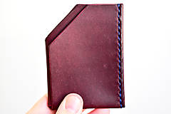 Peňaženky - handmade kompaktná peňaženka do vrecka (Fialová) - 13166022_