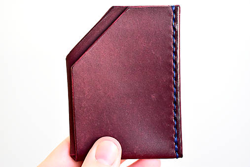 handmade kompaktná peňaženka do vrecka (Fialová)