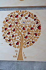 Papiernictvo - Svadobný fotoalbum gravírovaný "Strom" - 13164973_