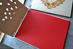 Papiernictvo - Svadobný fotoalbum gravírovaný "Strom" - 13164975_