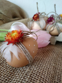 Dekorácie - Kraslica - "vajíčko kvetinkové" - 13164842_