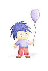 Kresby - Existenčníci s balónom - 13166069_