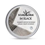 Pánska kozmetika - In black - organický krémový deodorant - 13167785_