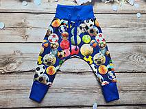 Detské oblečenie - Tepláčiky - futbalky v modrom - 13168792_