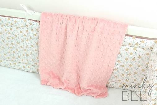 Mantinel do postieľky krúžky/bodky