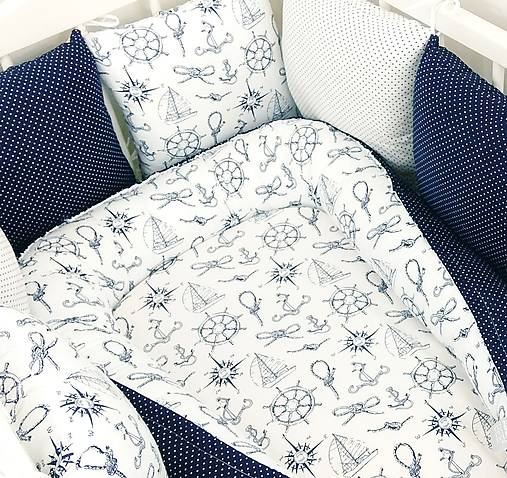 Set do postieľky námorník