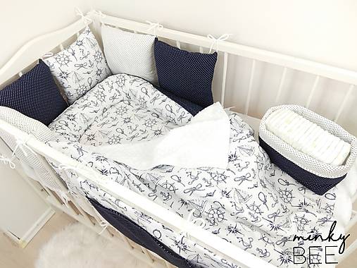 Set do postieľky námorník