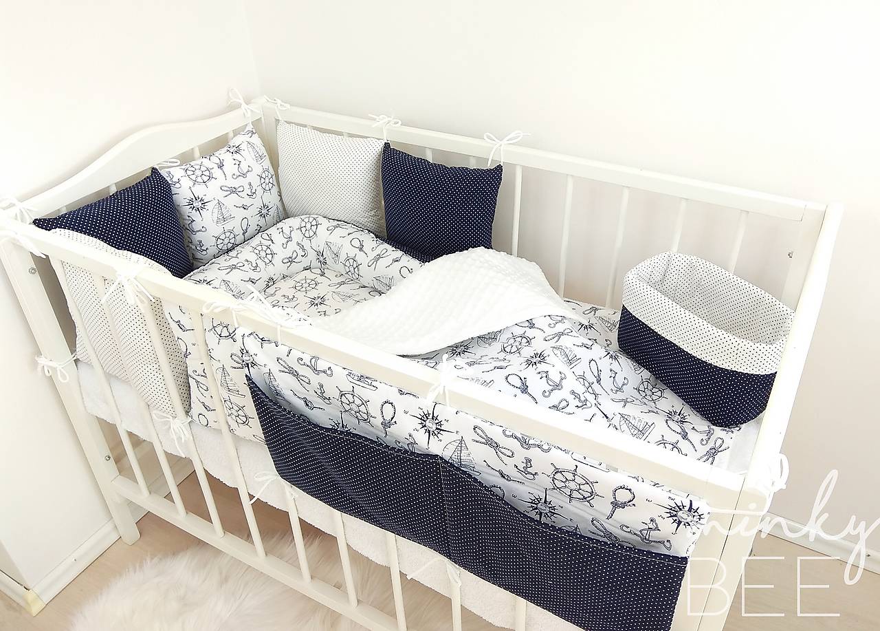 Set do postieľky námorník